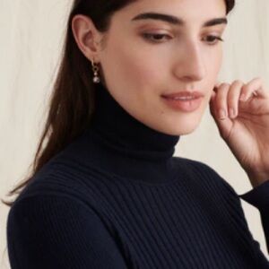 Alex Mill Ribbed turtleneck navy